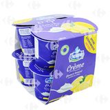 Yaourt Brassé Citron Crème 8X110G - Chergui