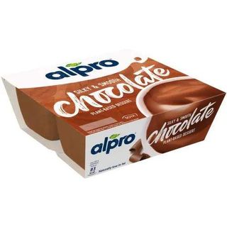 Crème dessert végétale chocolat au lait 4x125g - ALPRO