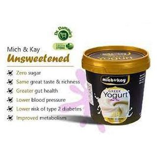 Mich and Kay Greek Yogurt Unsweeteened 400G