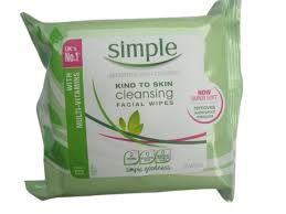 Simple Active Cleansing Facial Wipes
