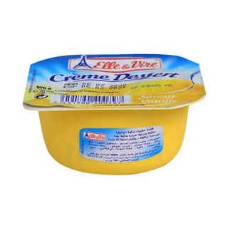 Crème dessert vanille 100g - ELLE & VIRE