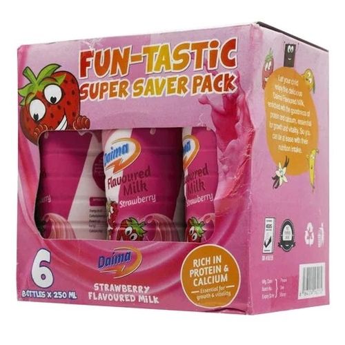Daima Strawberry Milk 250Ml*6Pack