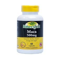 Nature's Field Maca 500MG Capsules X60