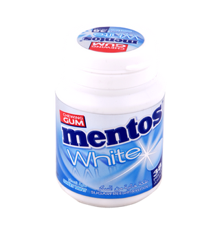 Chewing-gum sans sucre Mint white MENTOS 53.2g  - 588