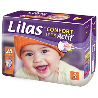 Couche Bebe Gm 5-10 Lilas Confort Max Actif - 790