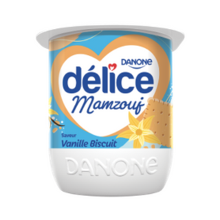 Yaourt Brassé Vanille/Biscuit Delice Danone 100G