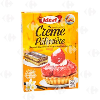 Préparation en poudre pour crème pâtissière saveur vanille 200g - IDEAL