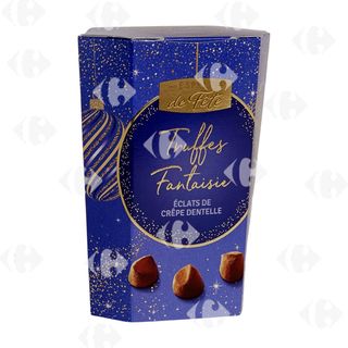 Chocolat Truffes Fantaisie Éclats de Crêpe Dentelle Esprit de Fête 250g