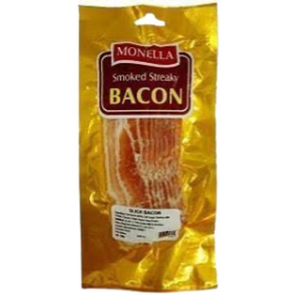 Monella Smoked Streaky Bacon 150G