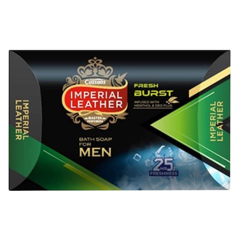 Cussons Imperial Leather Fresh Burst Bath Soap Bar For Men 150g