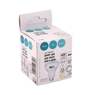 Spot LED TOUS LES JOURS 6 Watts GU10 - Blanche  - 307