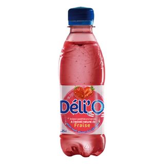 Eau Gazéifiée Délio Fraise Délice - La Bouteille De 25Cl - Délice