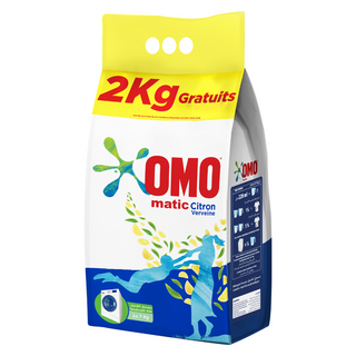 Lessive en poudre Matic citron 7Kg - OMO