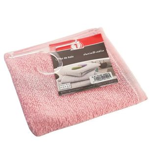 N°1 Serviette Invité Rose Dimensions: 30X30Cm