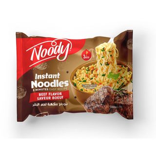 Lot nouilles saveur bœuf Noody 5x70g