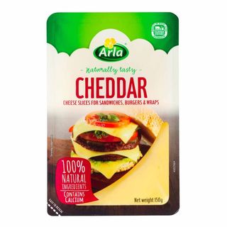 ARLA CHEDDAR CHEESE SLICES 150G