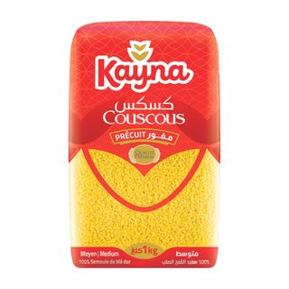 Couscous medium 100% semoule de blé dur 1Kg - KAYNA