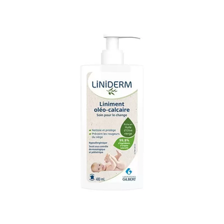 GILBERT LINIDERM LINIMENT OLEO-CALCAIRE A l'HUILE D'OLIVE VIERGE POMPE 480ML