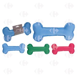 Jouet pour chiens en forme d'os moyen format (couleur aléatoire)