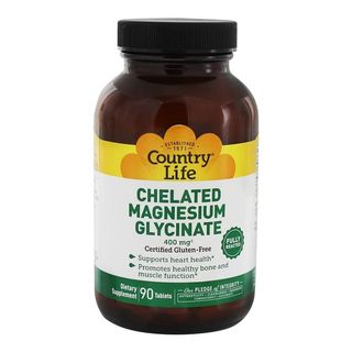 COUNTRY LIFE CHELATED MAGNESIUM GLYCINATE 90'S