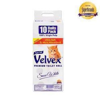 Velvex Toilet Tissue 2 Ply 10 Rolls