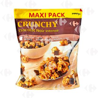 Muesli Croustillant au Chocolat Noir Carrefour 750g