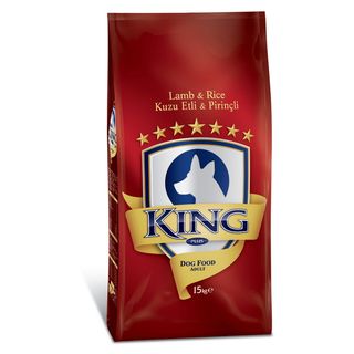 King Plus Adult Dog Food Lamb And Rice 15Kg