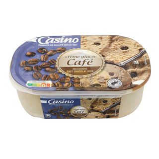 Crème Glacé Café Chocolat Noir 500G Casino 