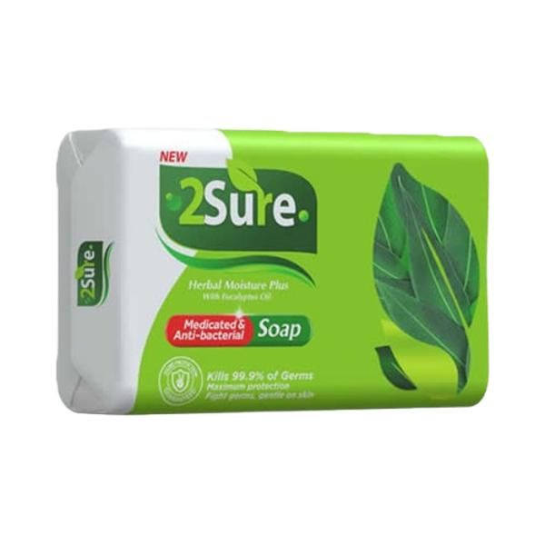 2Sure Antibacterial Soap Herbal Moisture Plus - 120G