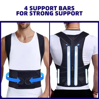 Correcteur de posture amélioré pour homme et femme, médicale