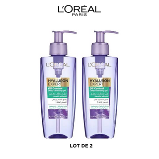 Lot de 2 Gels Nettoyants Hyaluron Oily 200 ml