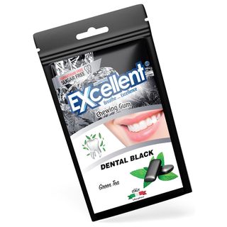 Excellent Chewing Gum Zipper Bag Black 28g