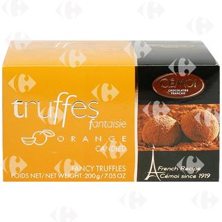 Le Bulletin Truffes Fantaisie Orange Cémoi 200g