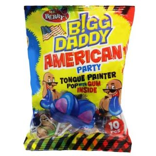 Big Dady American Party Lollipop 10Pcs
