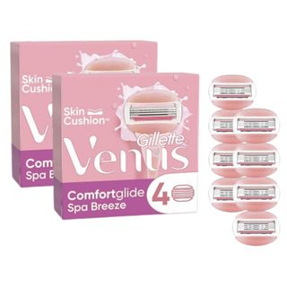 Lot de 2 Venus Recharges Lames de Rasoir Comfort Glide Spa Breeze 4 unités