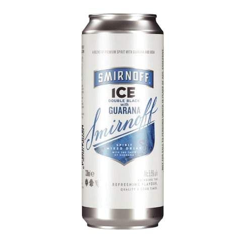 Smirnoff Ice Double Black With Guarana Vodka 330ml