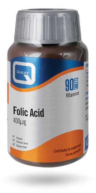 QUEST FOLIC ACID 400UG 90'S