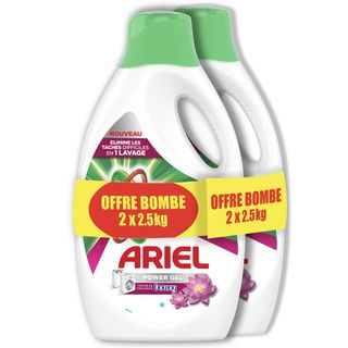 Pack de Lessive Liquide Downy Ariel 2,5L 2 unités