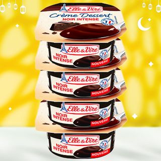 Offre Creme Des Choco Intense 100Gx4 Elvir - 100650485