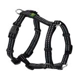 Шлея Hunter для собак Tripoli нейлон чорний світловідбиваючий 41-55/S арт 67119