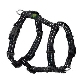 Шлея Hunter для собак Tripoli нейлон чорний світловідбиваючий 41-55/S арт 67119