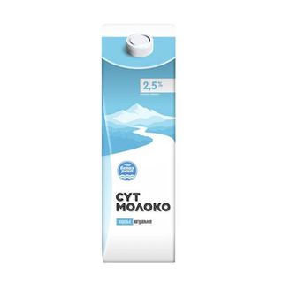 Молоко Белая река 2,5% tetra, 920 гр.