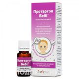 Протаргол Бебі Пор Д/р-ну Д/інтраназ. Застос. 0.1 Г Фл. Скляний + Вода Д/ін Конт Однодоз 10 Мл №1