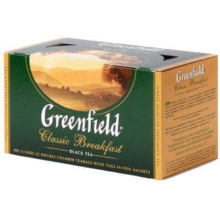 ჩაი შავი ერთჯ კლასიკ ბრექ 25ც გრინფილდი