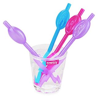 LOVETOY PUSSY STRAWS PACK OF 9 (6970260908795)