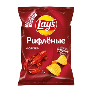 Чипсы Lay's рифленые Лобстер 140г