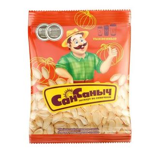 Насіння Сан Санич гарбузове смажені солоні 80 г