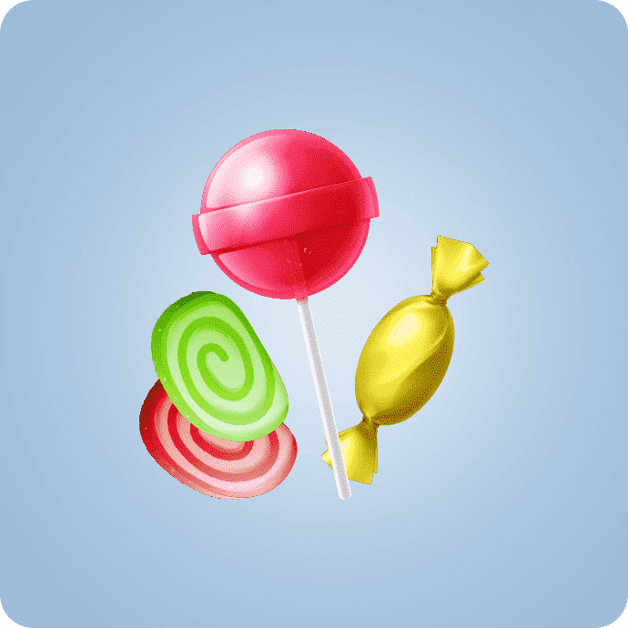 კანფეტი და ჟელიბონი