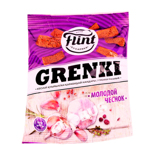 Гренки Флинт чеснок 110гр