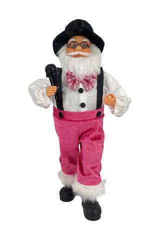 ნეონი ვარდისფერი სანტა